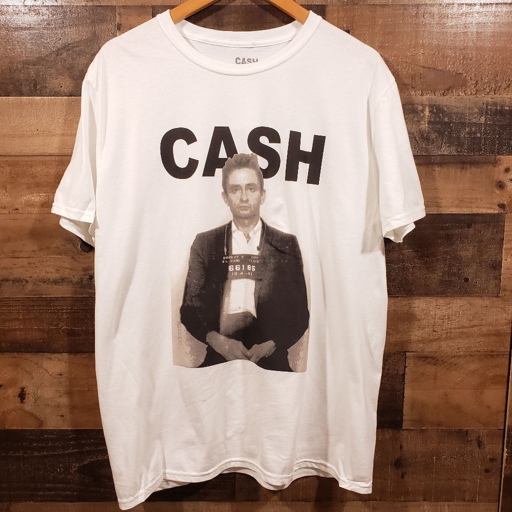 Johnny Cash NWOT mugshot graphic t-shirt - Picture 9 of 9